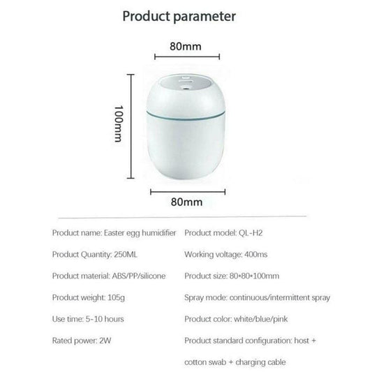 Mini USB Cool Mist Humidifier