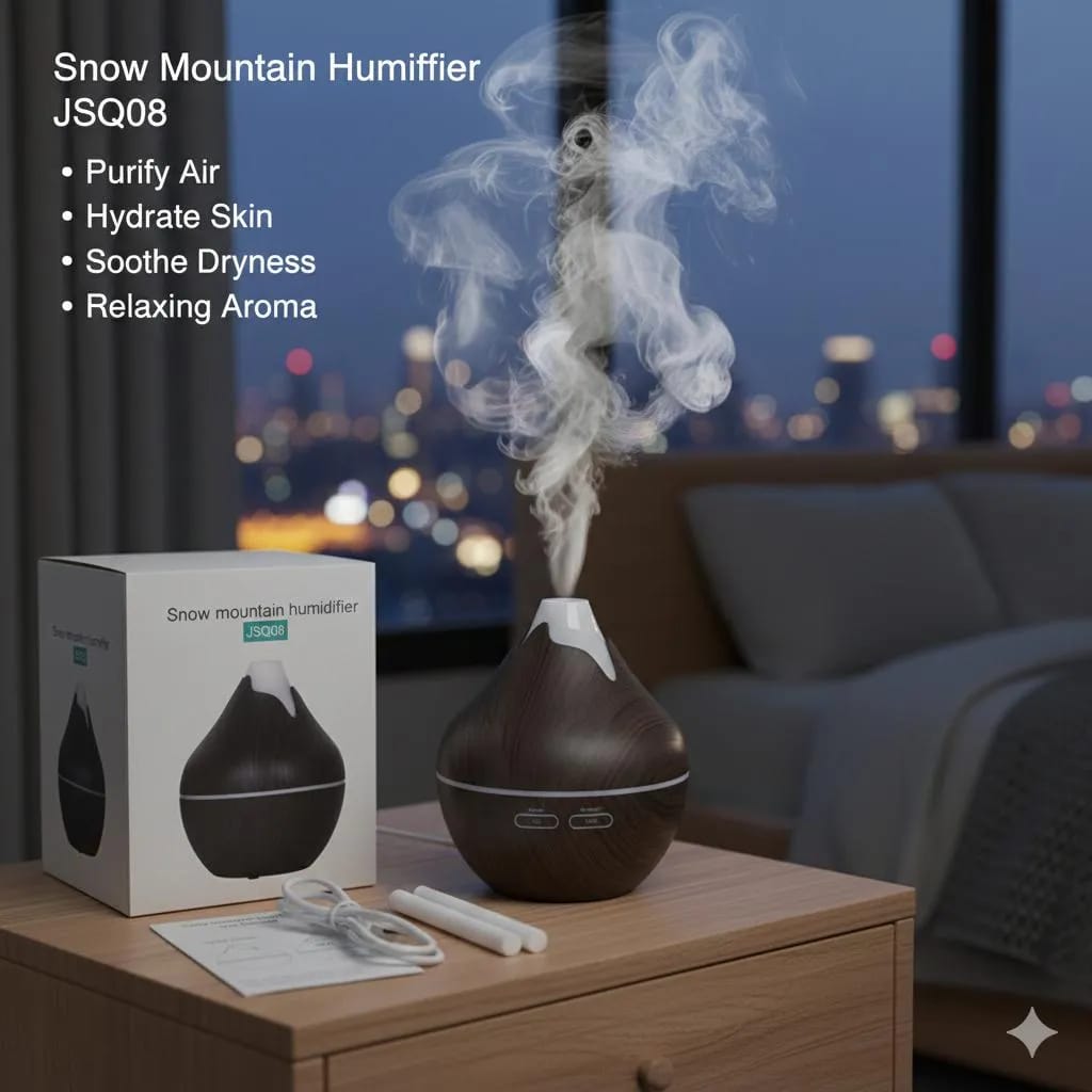 Vintage Steam Train Aromatherapy Diffuser & Ring Mist Humidifier