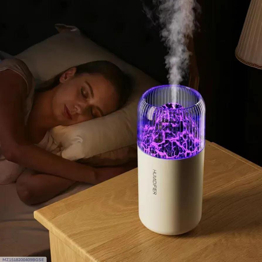 Volcano Flame LED Humidifier & Aroma Diffuser