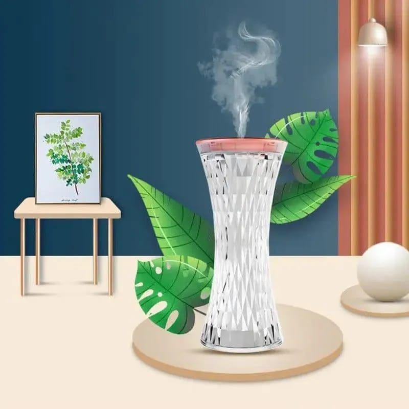 Crystal LED Flame Aroma Diffuser & Humidifier –