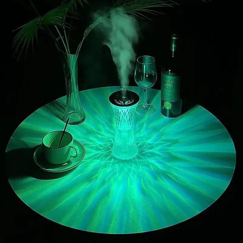 Crystal LED Flame Aroma Diffuser & Humidifier –