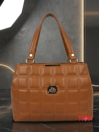 Elegant Women’s Crocodile Pattern Shopper Handbag