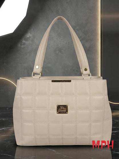 Elegant Women’s Crocodile Pattern Shopper Handbag